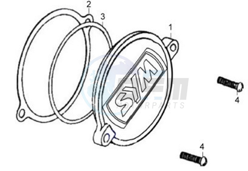 CYLINDER HEAD SIDE COVER blueprint