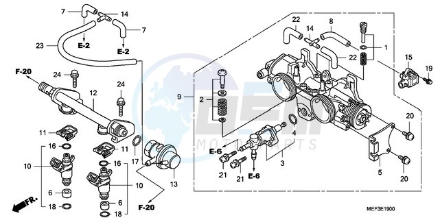 THROTTLE BODY image