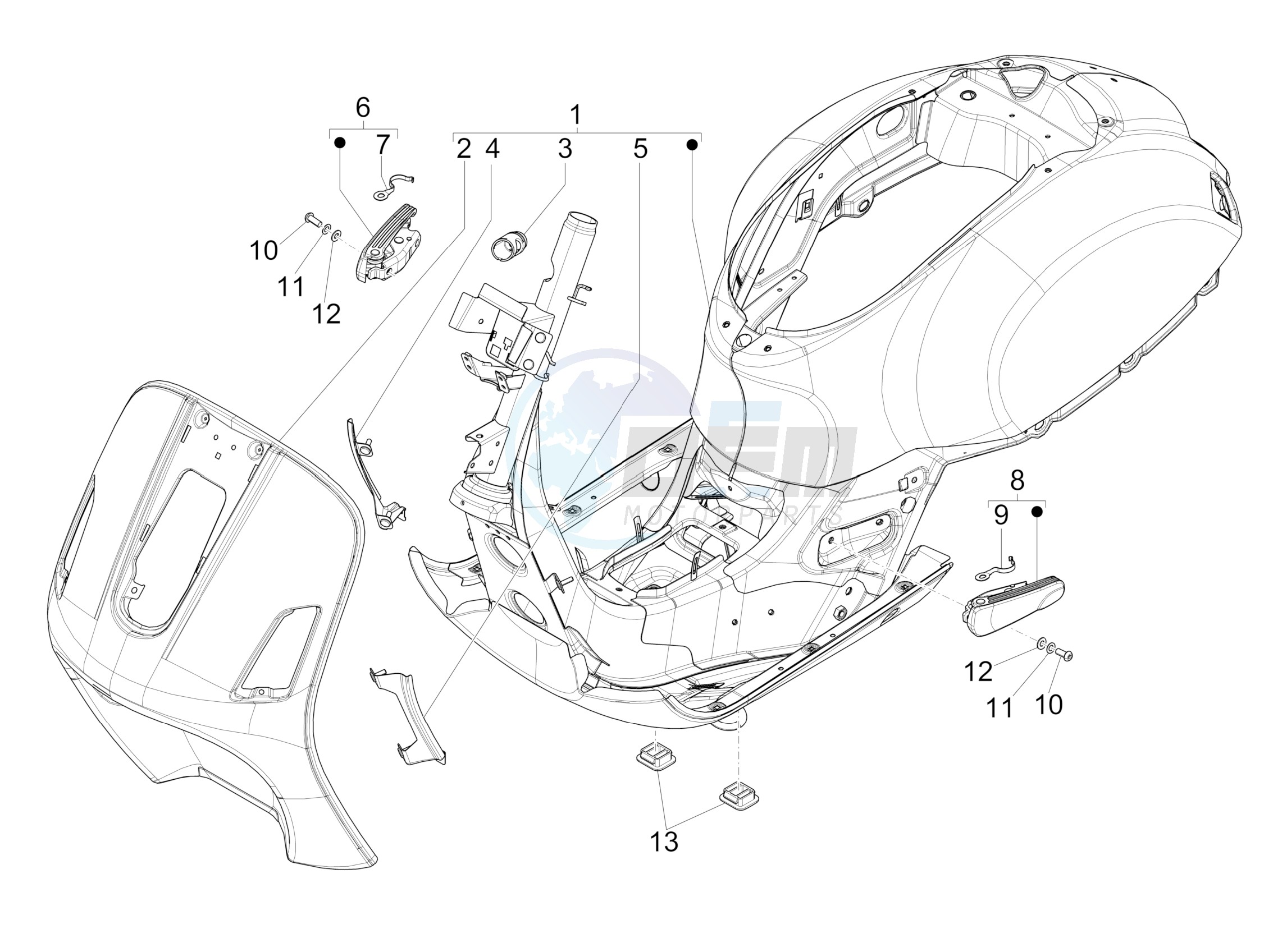 Frame - bodywork blueprint