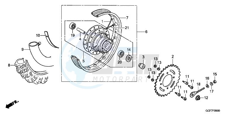 REAR WHEEL image