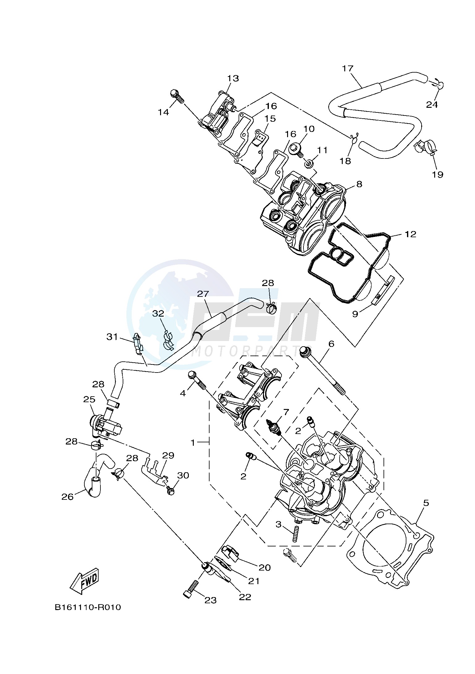 CYLINDER HEAD blueprint