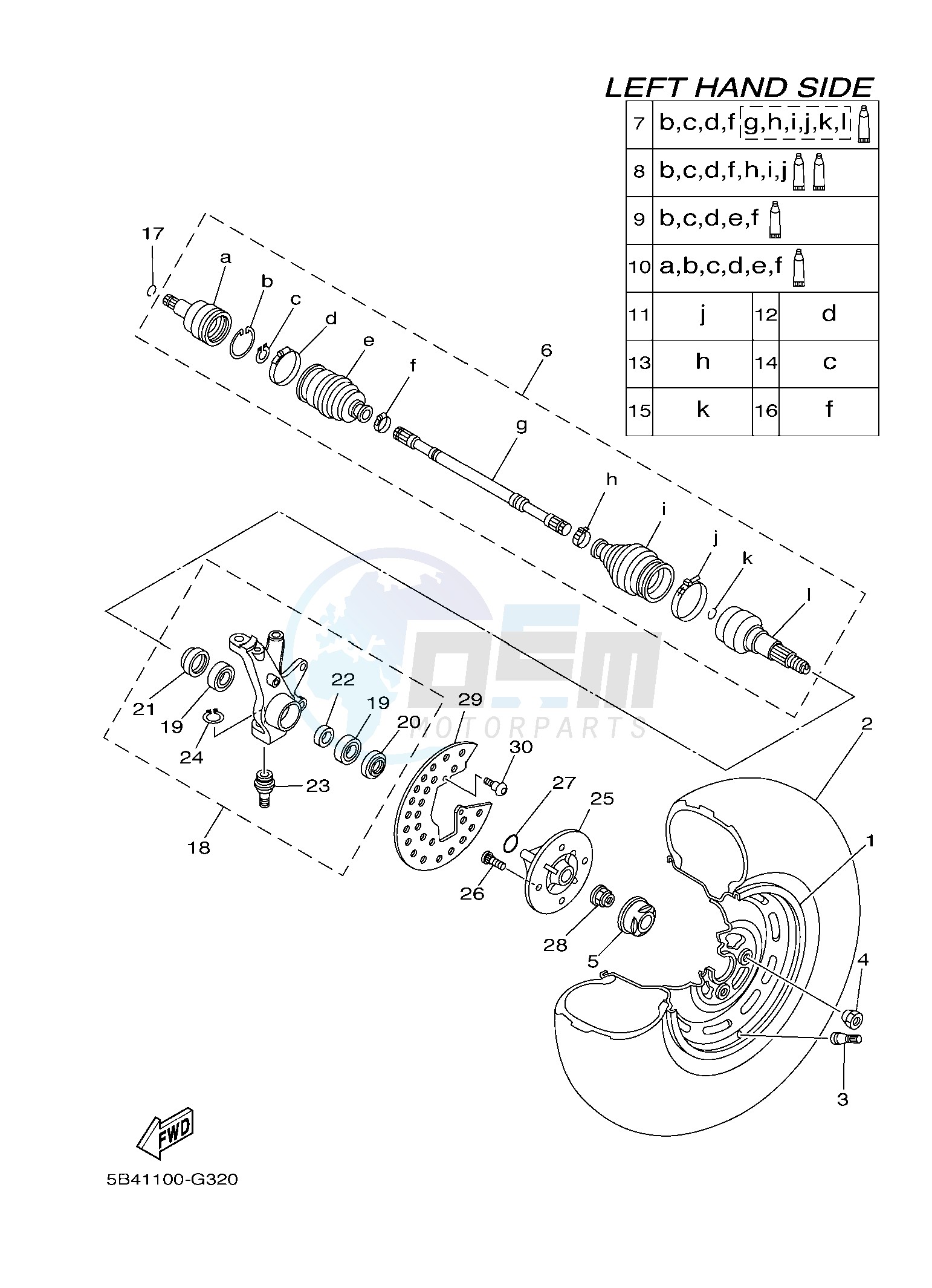 FRONT WHEEL blueprint