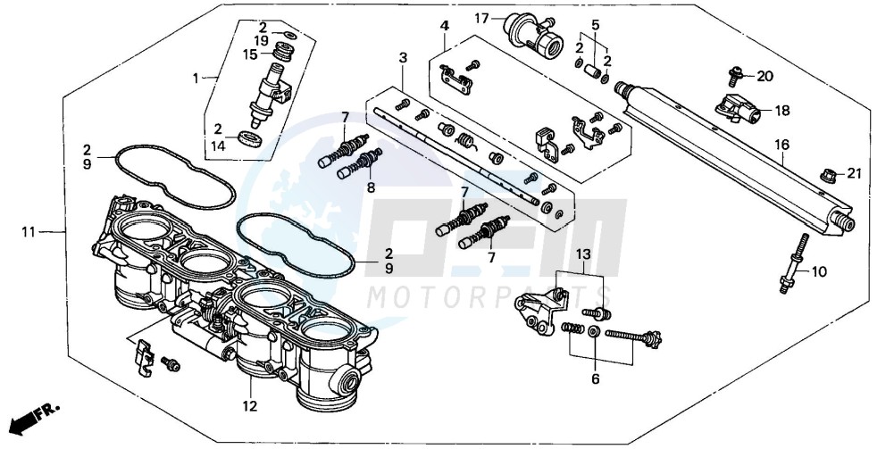 THROTTLE BODY blueprint