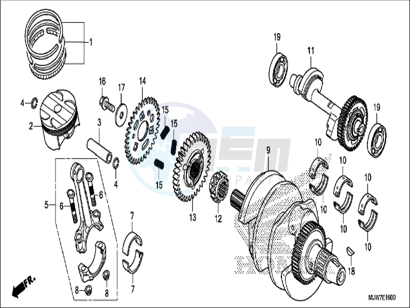 CRANKSHAFT/PISTON image