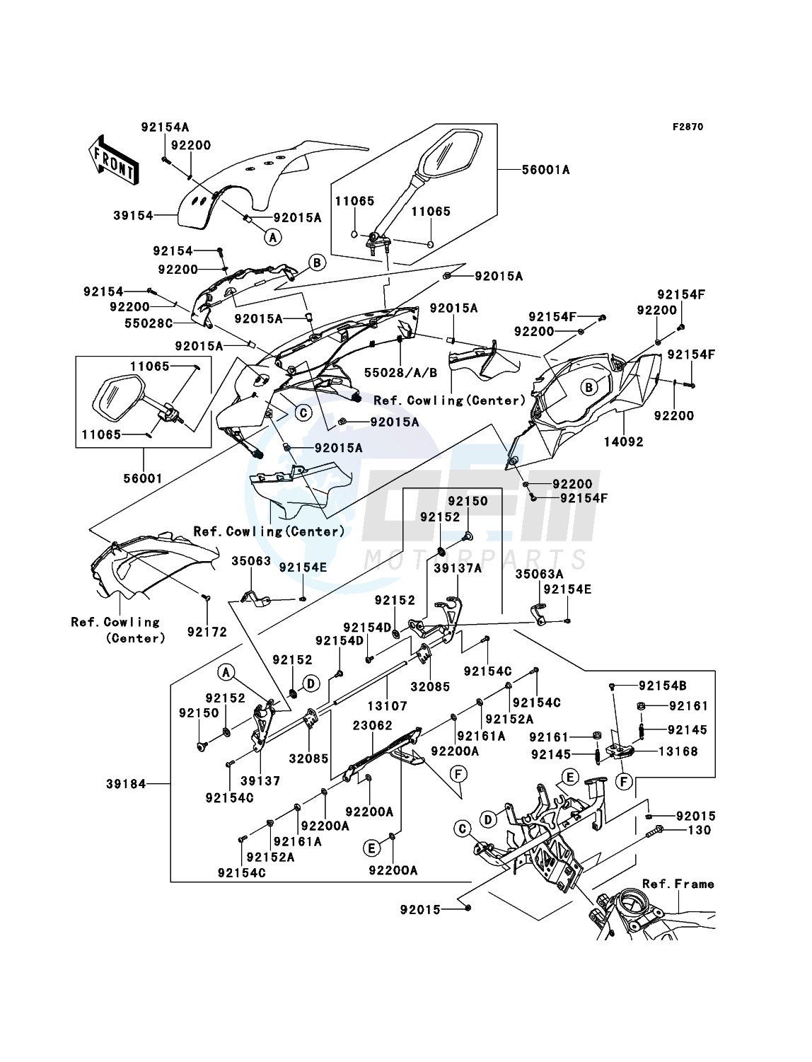 Cowling(Upeer) blueprint