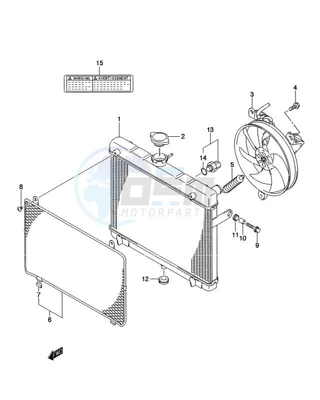 RADIATOR (LT-A500XL2 P17) blueprint