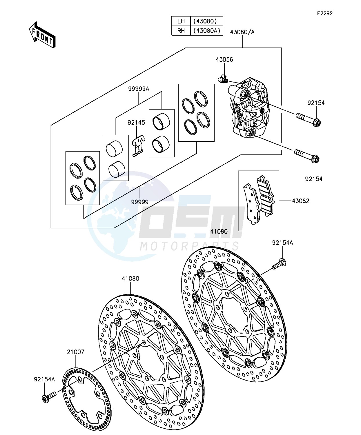 Front Brake blueprint