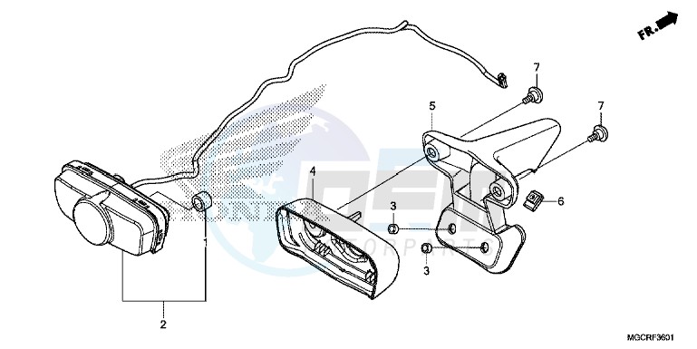 TAILLIGHT (CB1100CA/CAD/NA/NAD) image