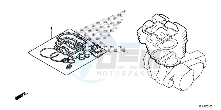 GASKET KIT A blueprint