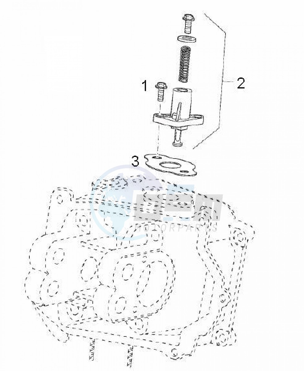 Chain tensioner (Positions) image