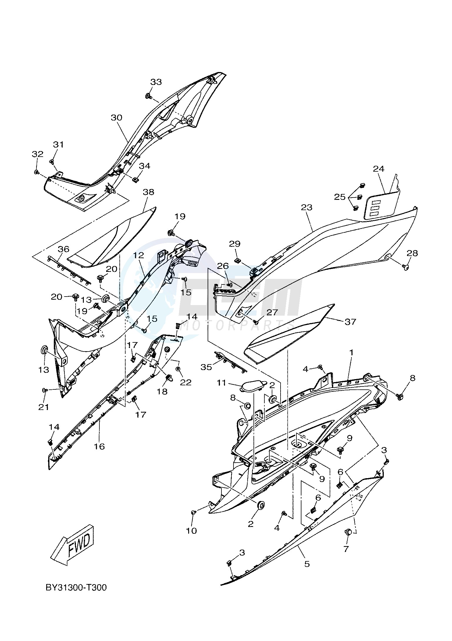 STAND & FOOTREST 2 blueprint