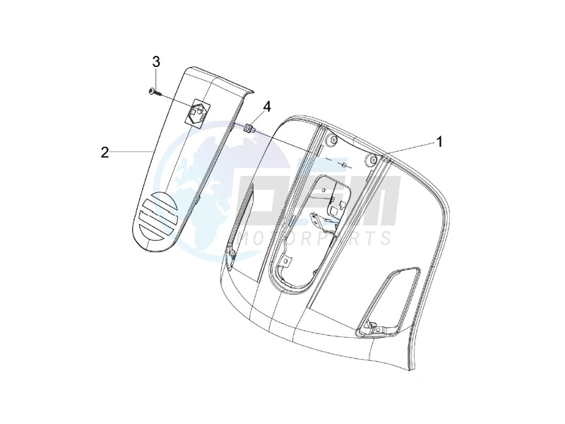 Front shield blueprint