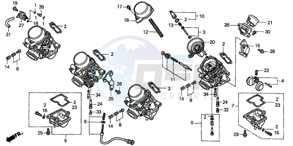 CARBURETOR (COMPONENT PARTS) (1) image