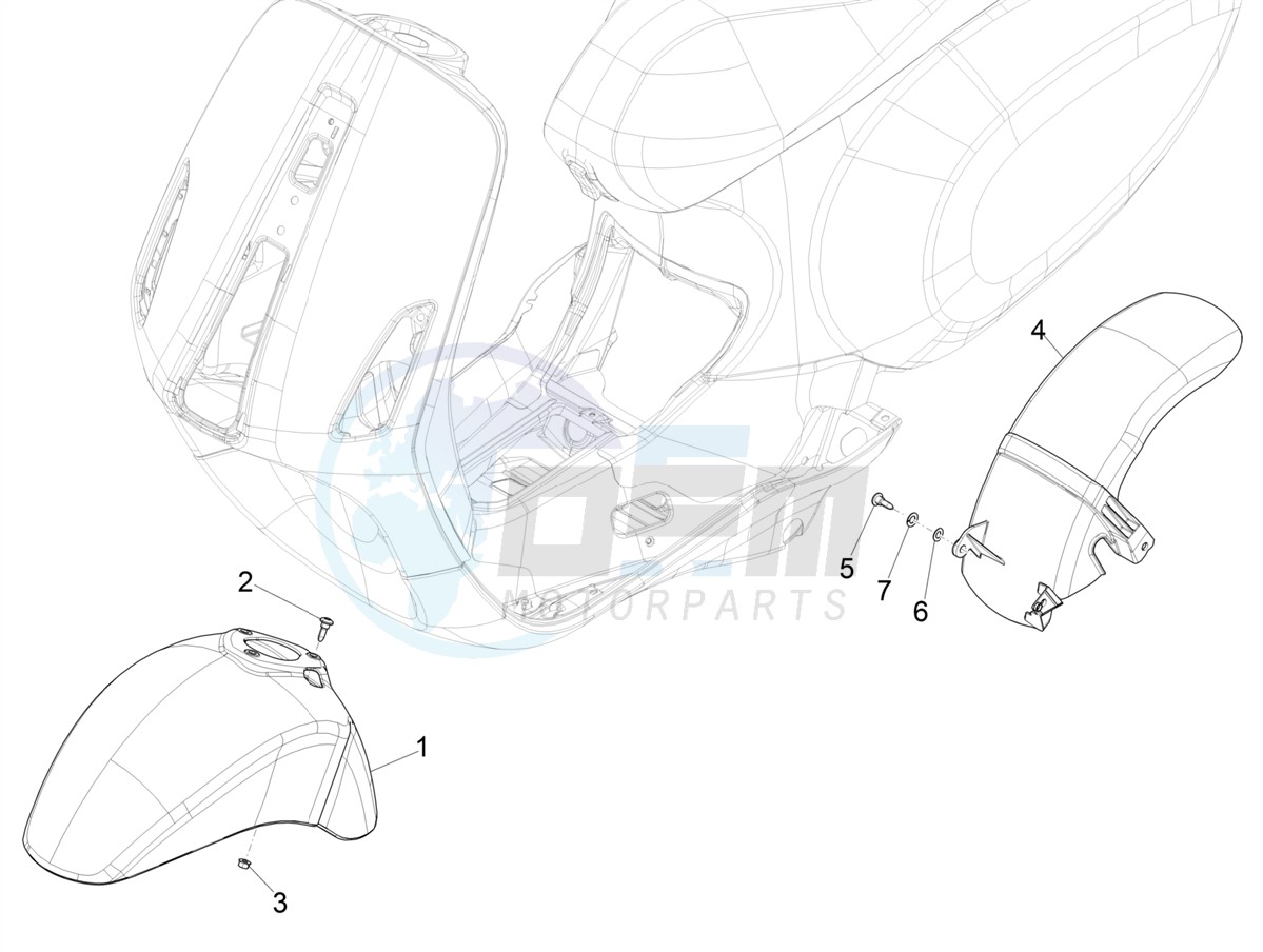 Wheel housing - Mudguard blueprint