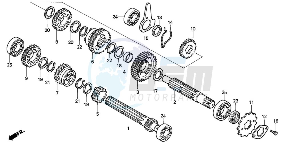 TRANSMISSION (C50SP/C50ST) blueprint