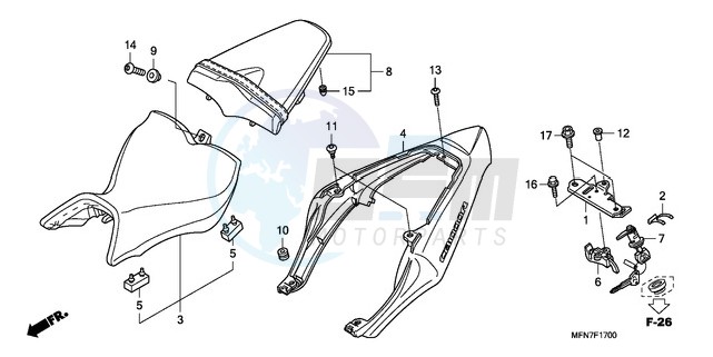 SEAT/SEAT COWL image