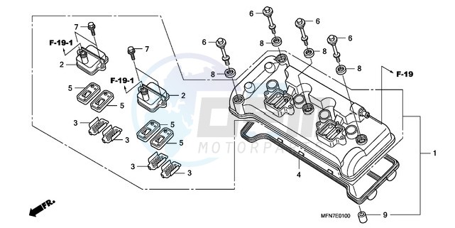 CYLINDER HEAD COVER blueprint