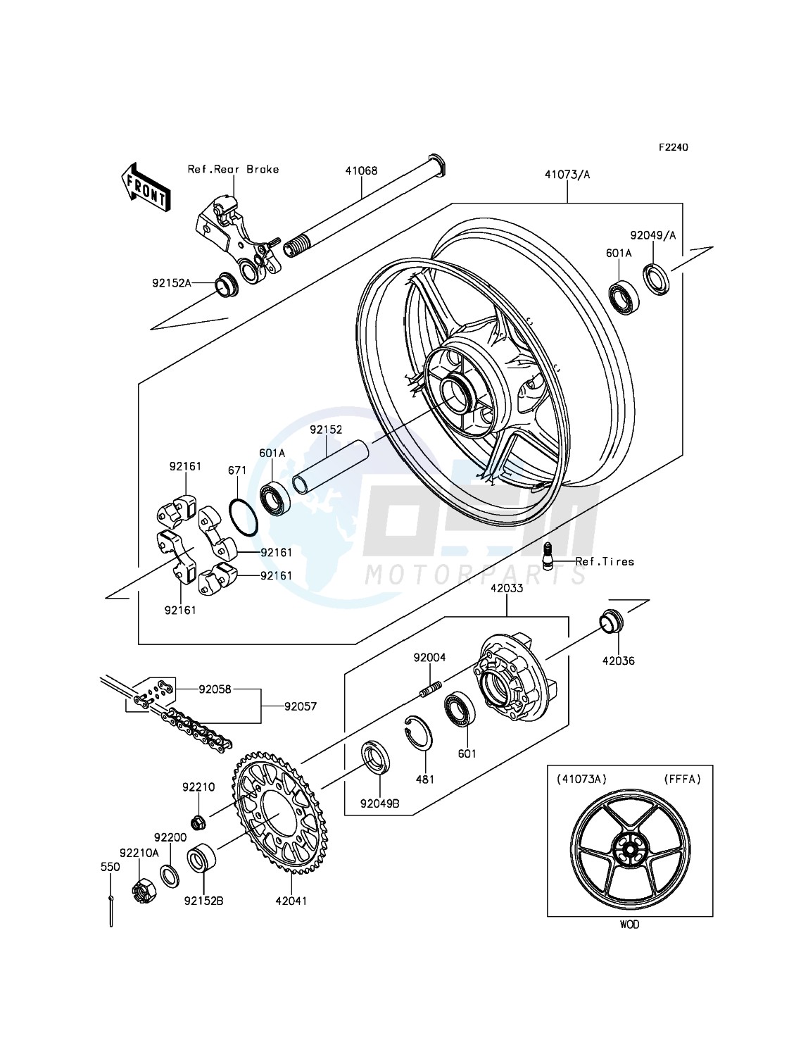 Rear Hub blueprint