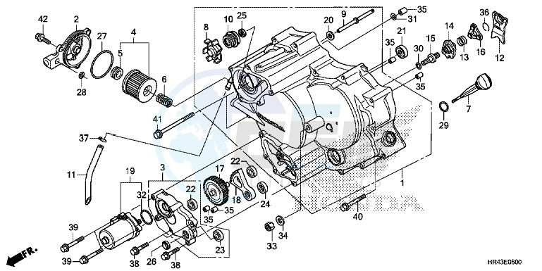 FRONT CRANKCASE COVER image