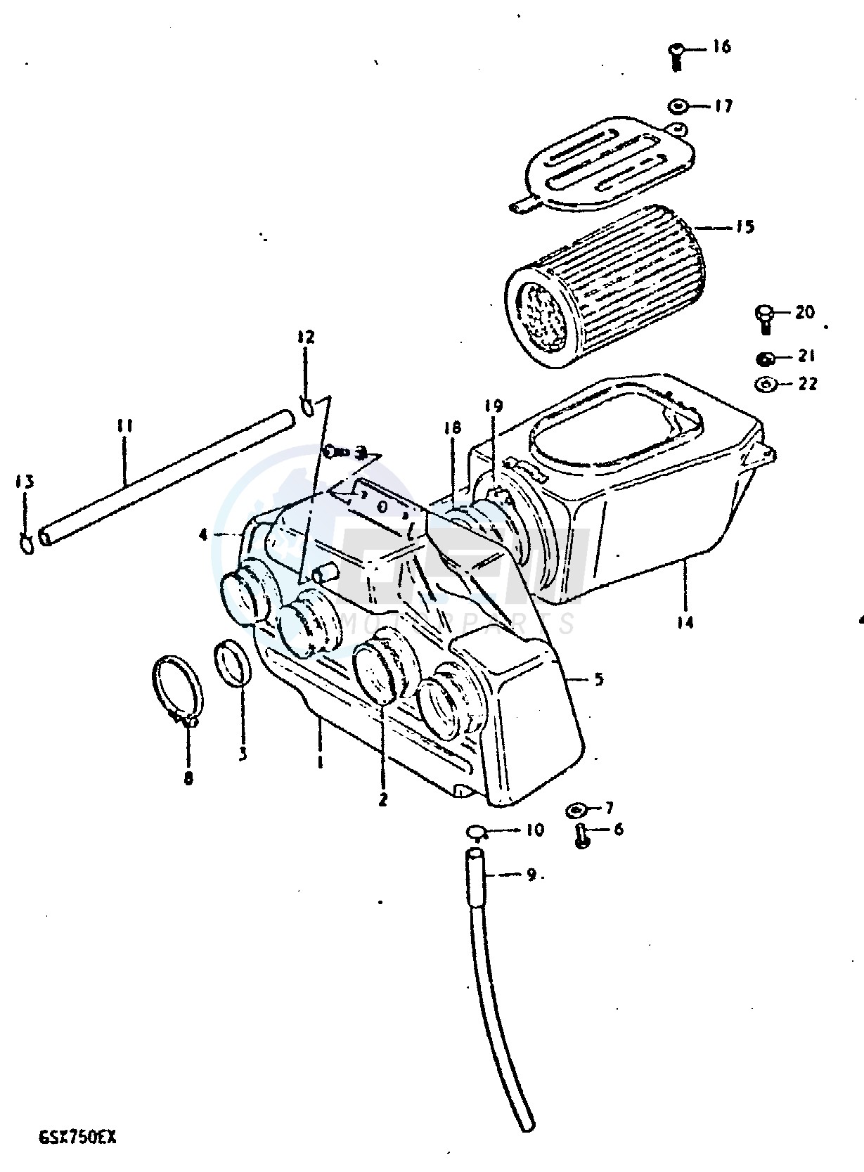 AIR CLEANER blueprint