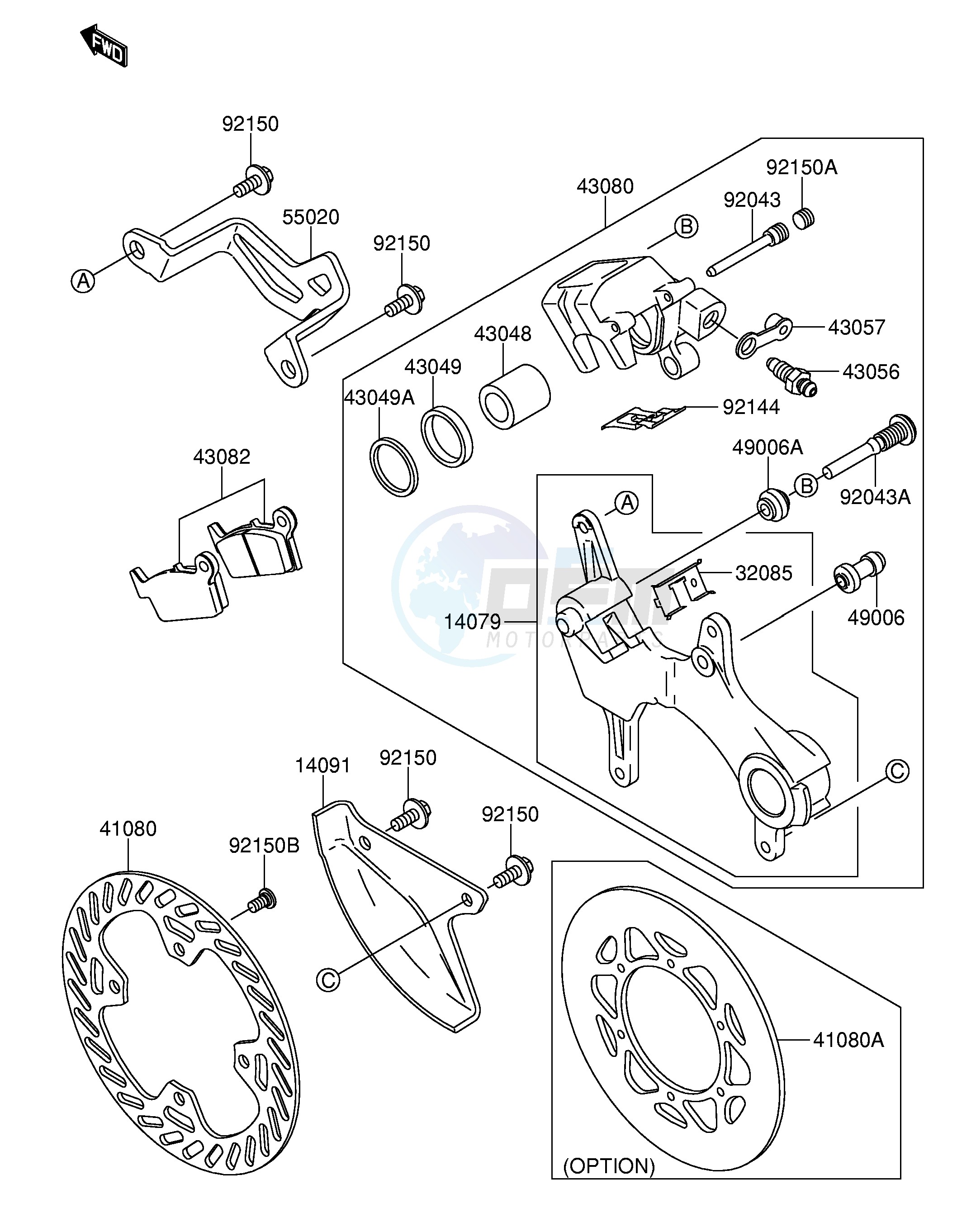 REAR BRAKE image