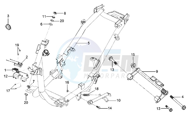 FRAME / ENGINE MOUNT image