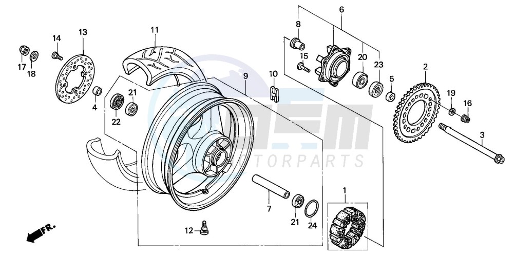 REAR WHEEL blueprint