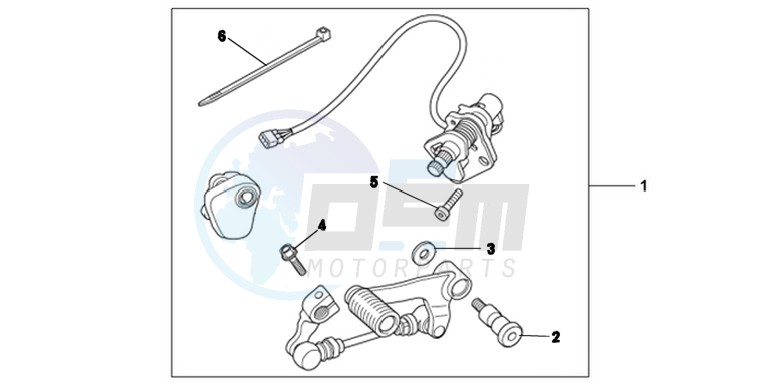 KIT,DCT PEDALSHI F blueprint