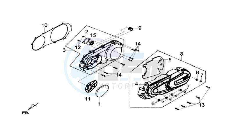 CRANKCASE COVER LEFT image