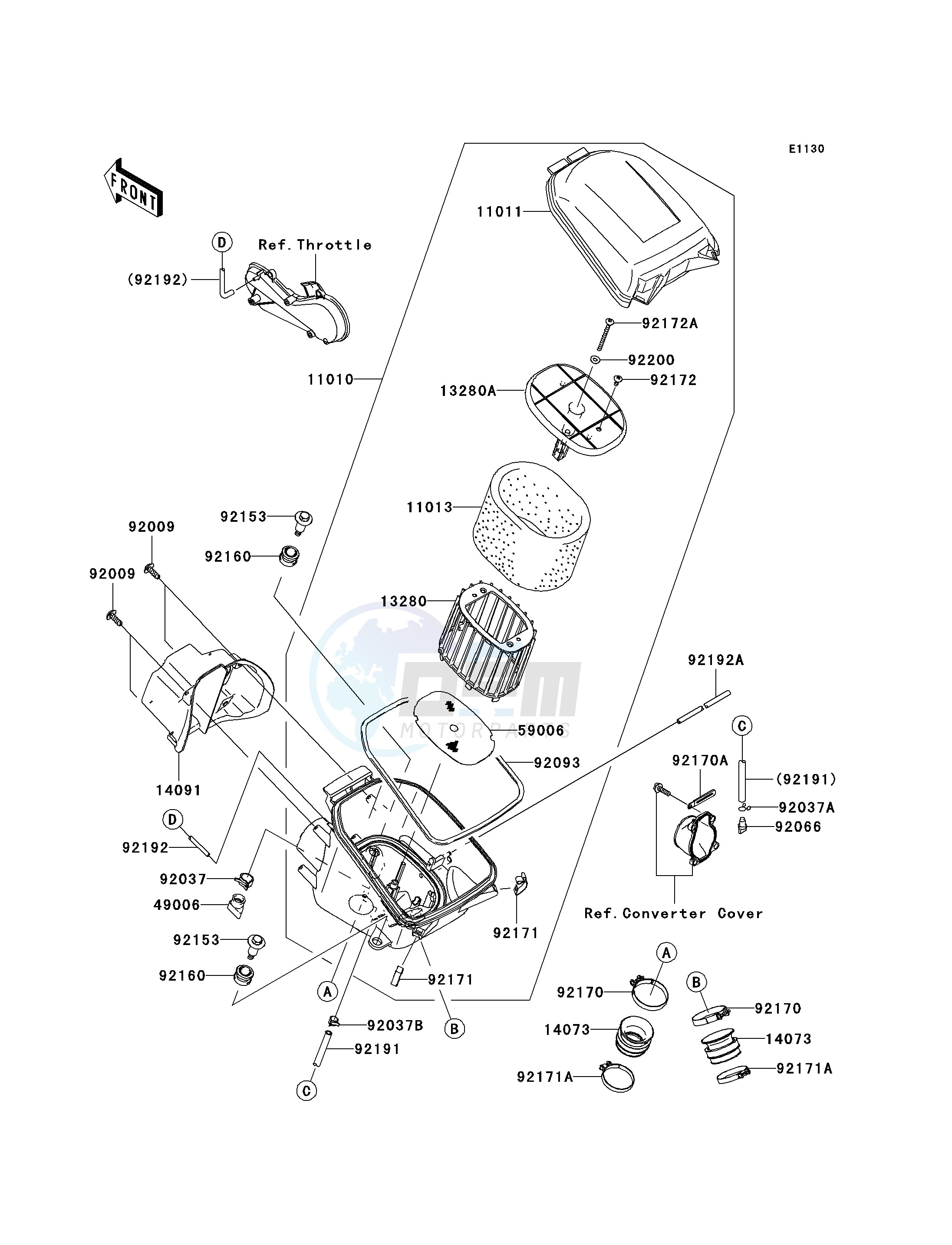 AIR CLEANER blueprint