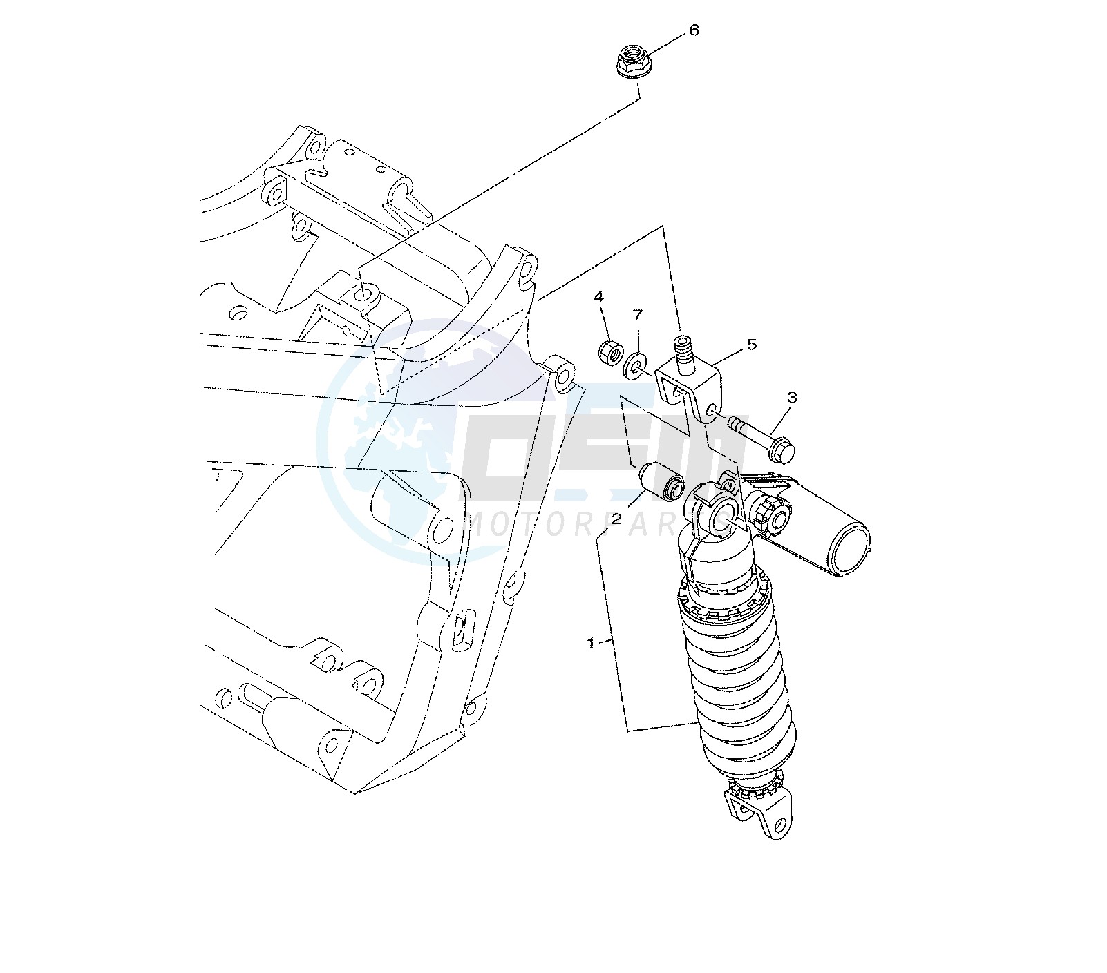 REAR SHOCK ABSORBER image