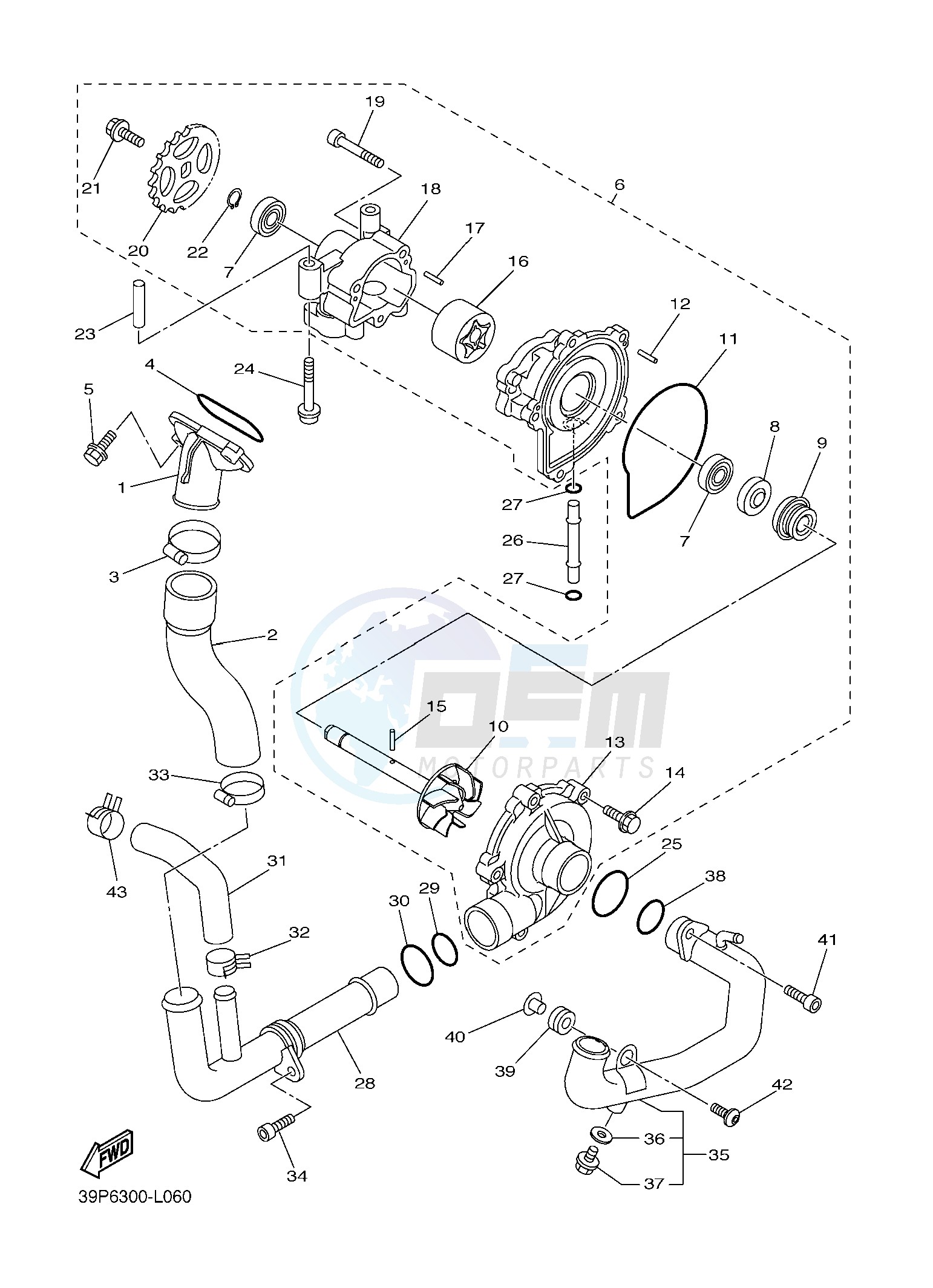 WATER PUMP blueprint