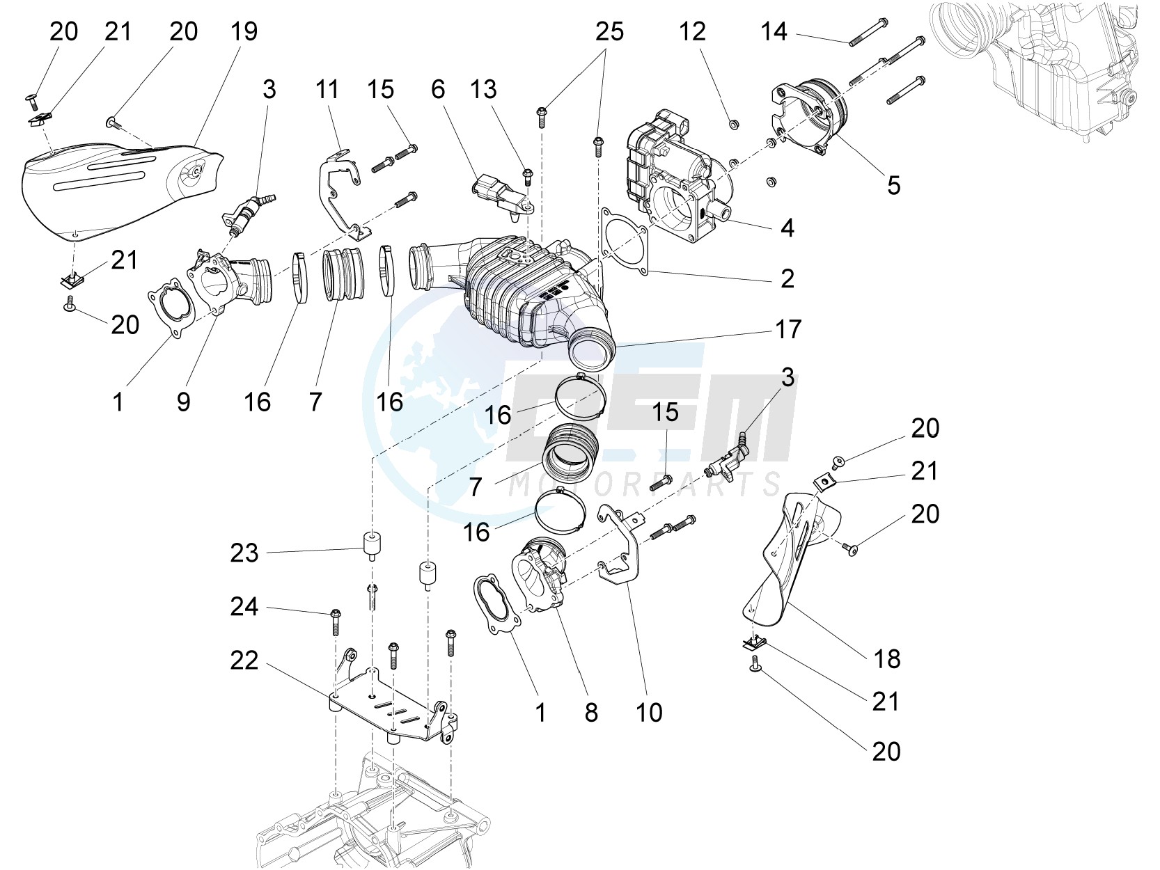 Throttle body blueprint