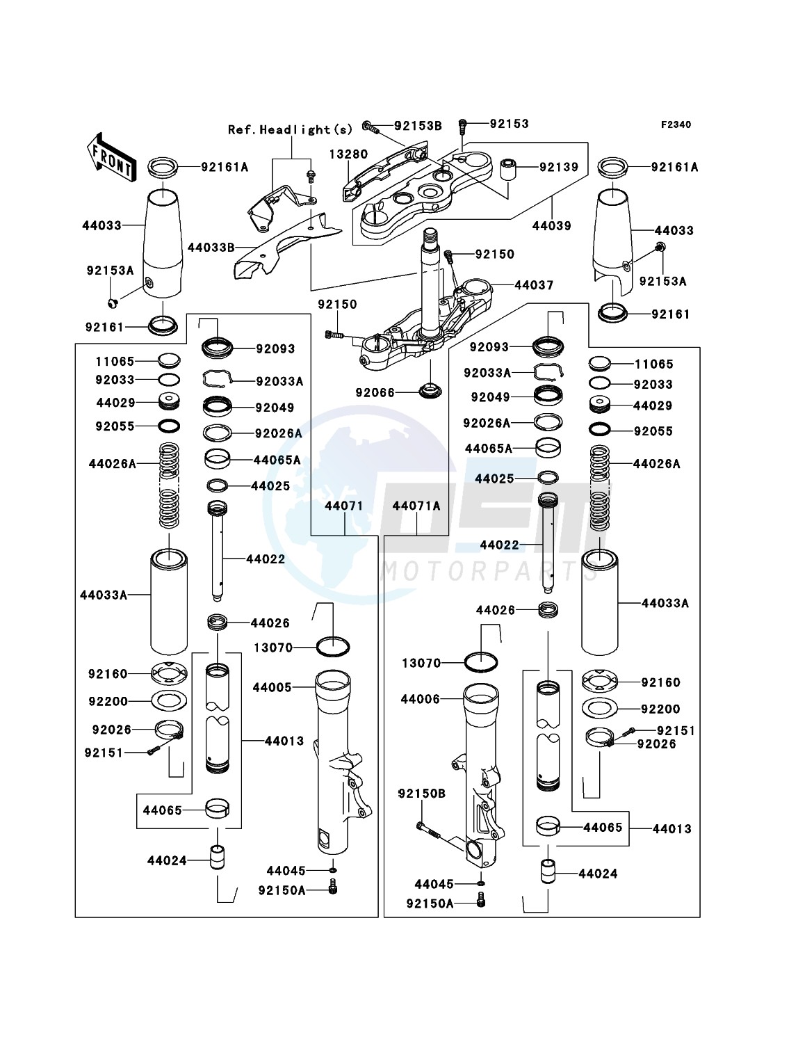 Front Fork blueprint