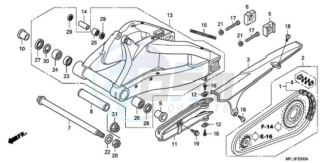 SWINGARM blueprint