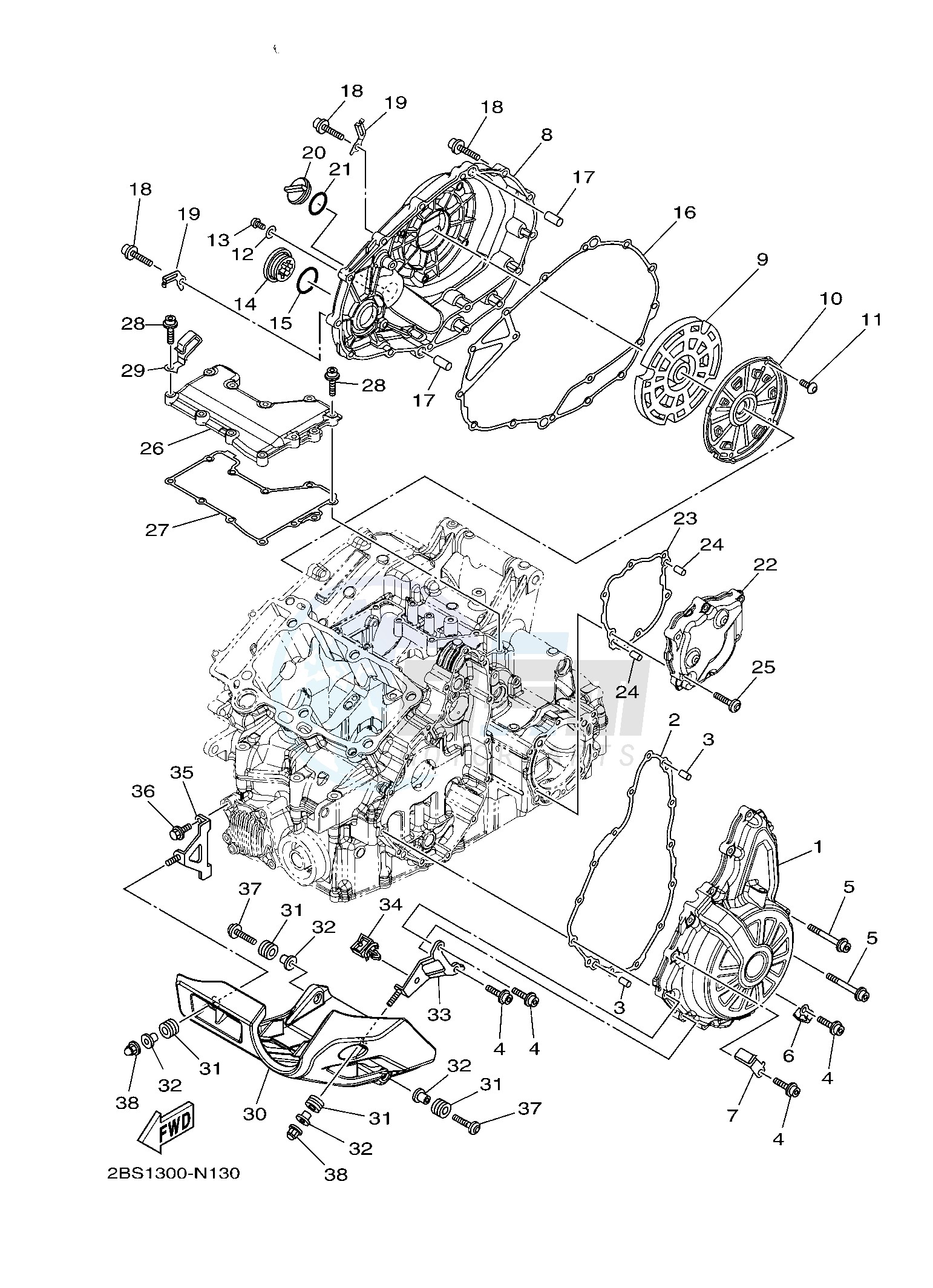 CRANKCASE COVER 1 image