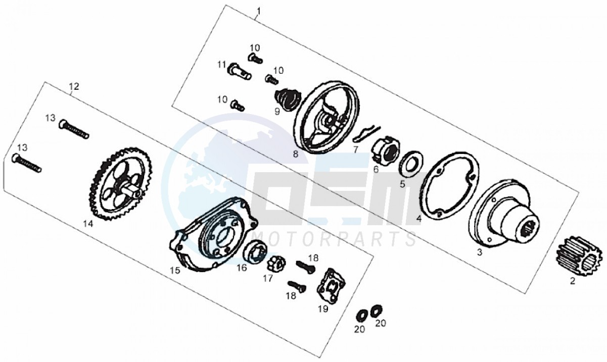 Oil pump (Positions) blueprint