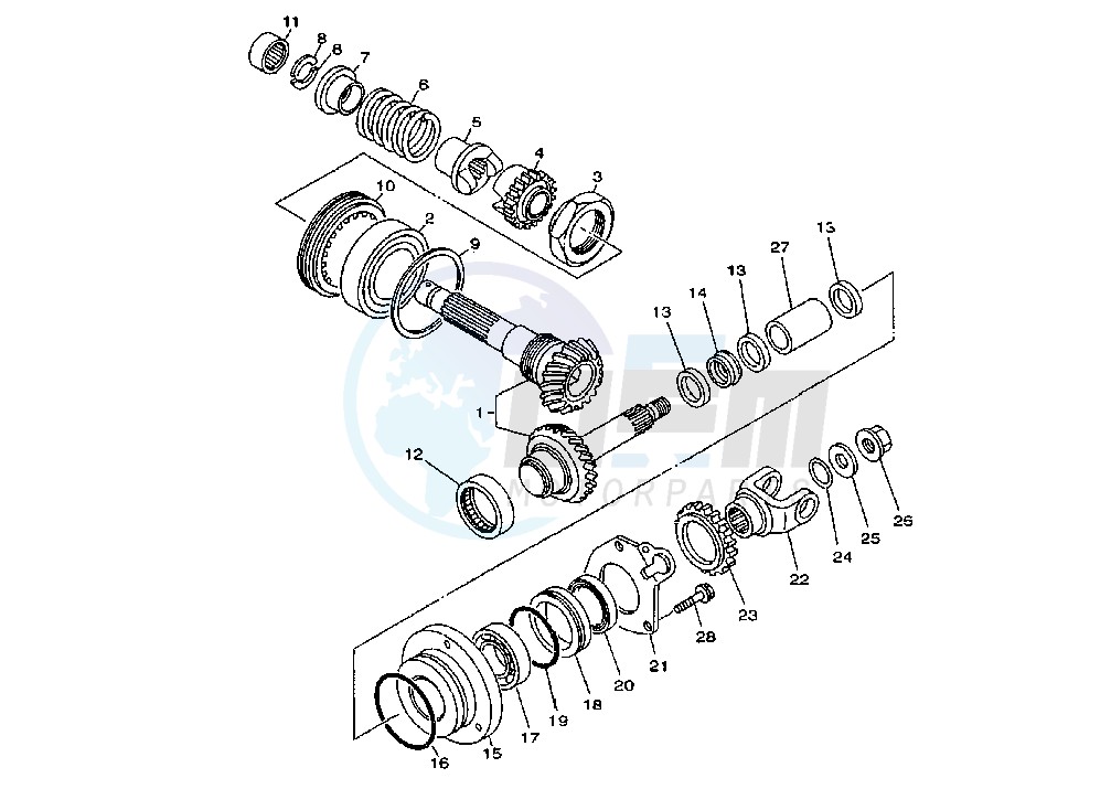 MIDDLE DRIVE GEAR image