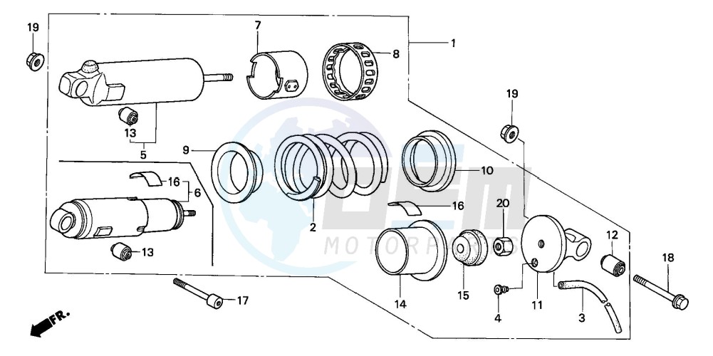 REAR CUSHION blueprint