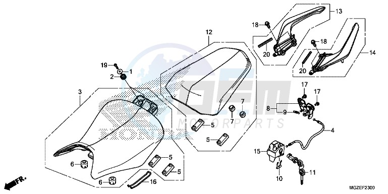 SEAT/ REAR GRIP image