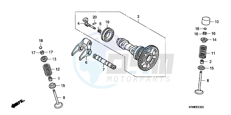 CAMSHAFT/VALVE blueprint