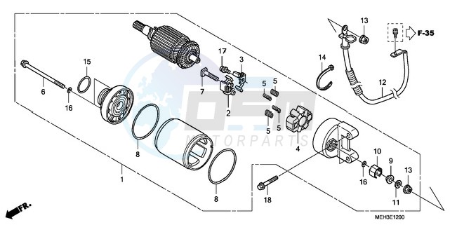 STARTER MOTOR image