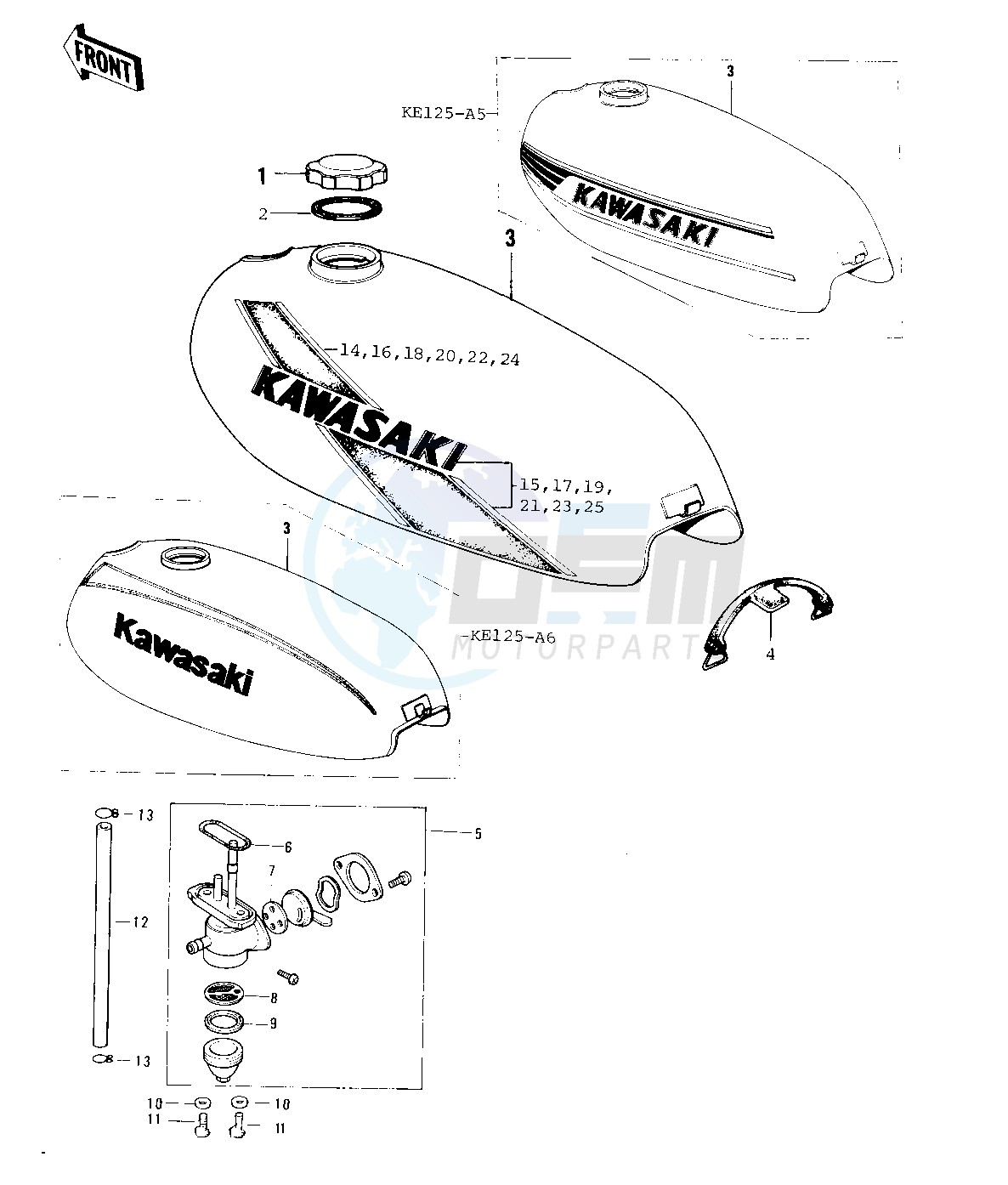 FUEL TANK -- 76-79- - blueprint