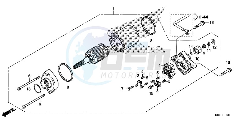 STARTER MOTOR image