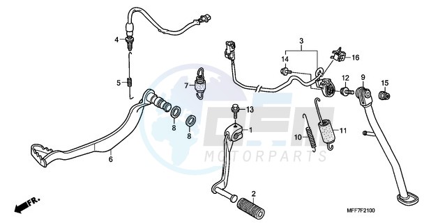 PEDAL/SIDE STAND image