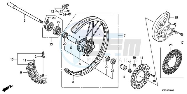 FRONT WHEEL image