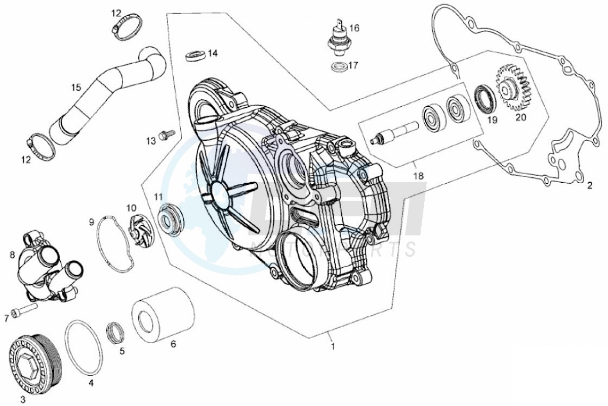 Clutch cover (Positions) image