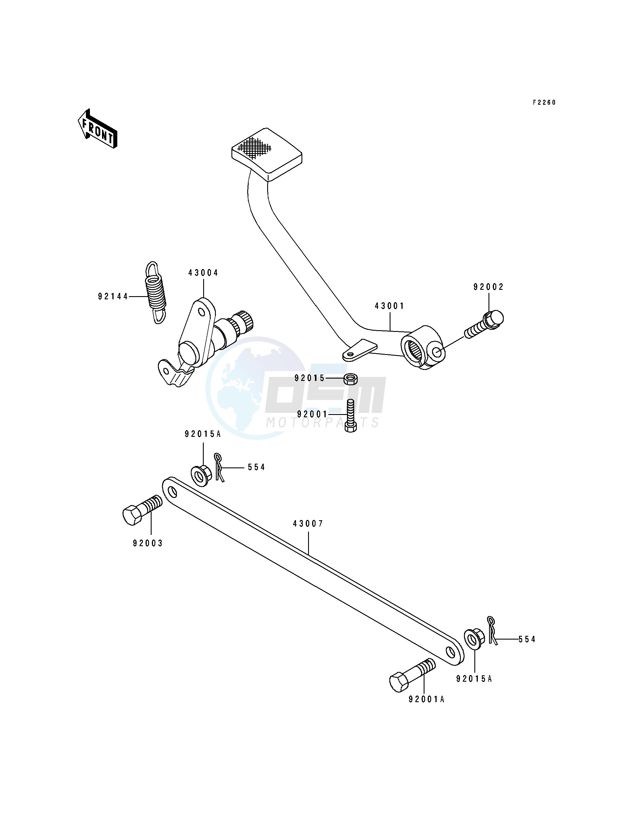 BRAKE PEDAL_TORQUE LINK blueprint