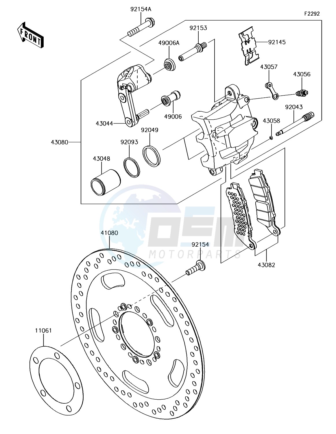 Front Brake blueprint