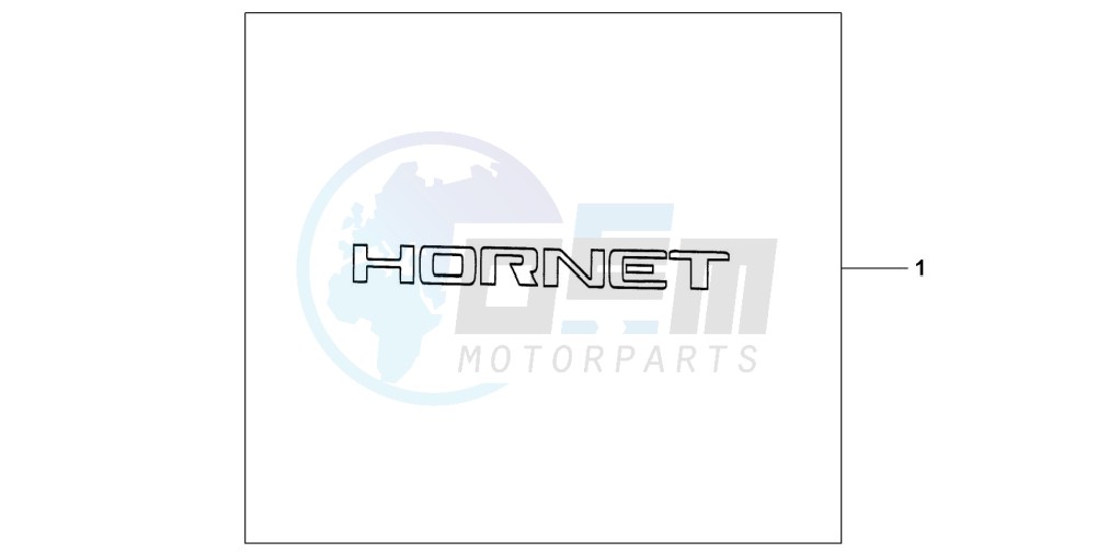 3D LOGO KIT HORNET blueprint